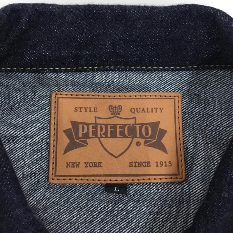 ショット schott ジャケット、上着 ジャケット、ブレザー 3122096 2ndtype Gジャン デニムジャケット カジュアルジャケット アウター L 無地 インディゴ / インディゴ /  メンズ USED 古着 中古 10111617
