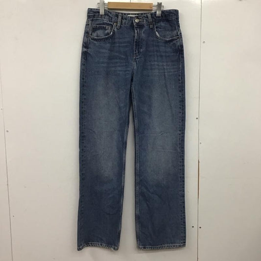 ザラ ZARA パンツ デニム、ジーンズ デニムパンツ ワイドパンツ カジュアルパンツ 40インチ 無地 インディゴ / インディゴ /  メンズ USED 古着 中古 10148530