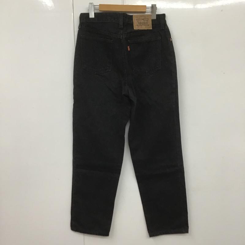 リーバイストラウスアンドコー Levi Strauss & co. パンツ デニム、ジーンズ デニムパンツ ストレートパンツ ワイドパンツ カジュアルパンツ uk製 90s 00s 無地 黒 / ブラック /  メンズ USED 古着 中古 10106264