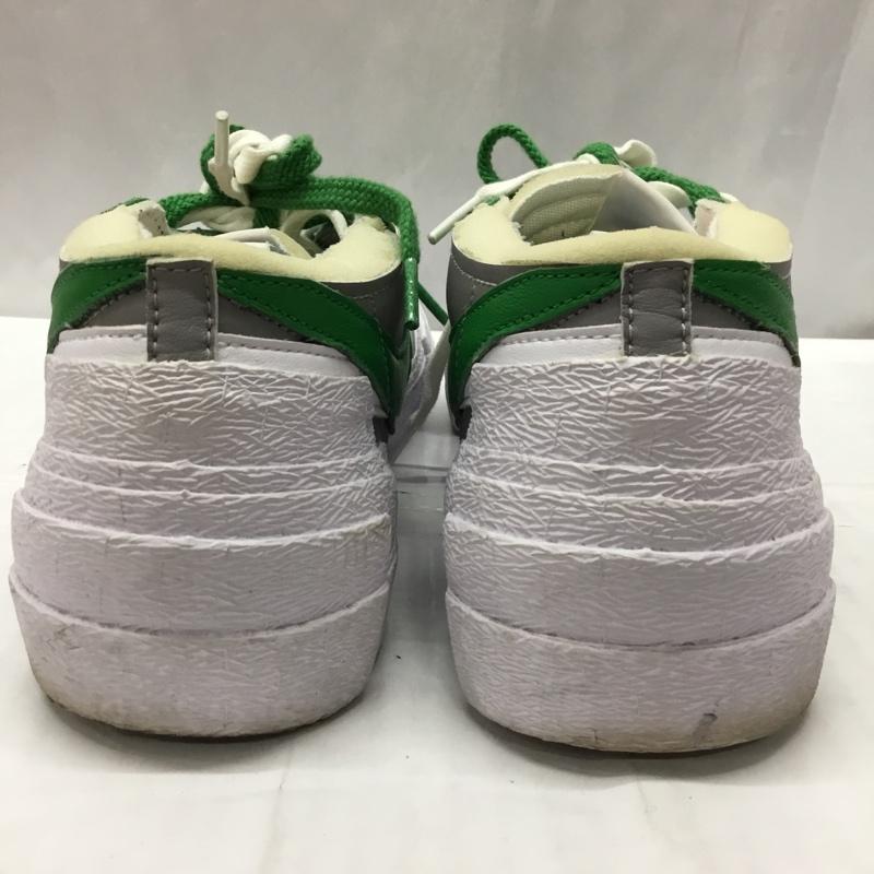 ナイキ NIKE スニーカー スニーカー DD1877 001 BLAZER LOW SACAI 27.5cm 箱有 27.5cm ロゴ、文字 白 / ホワイト / X 灰 / グレー / X 緑 / グリーン /  メンズ USED 古着 中古 10110573