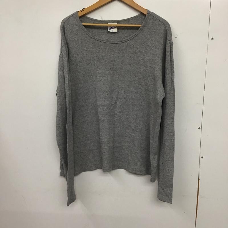 エクストララージ XLARGE カットソー 長袖 長袖カットソー 無地カットソー クルーネック M 無地 灰 / グレー /  メンズ USED 古着 中古 10136651