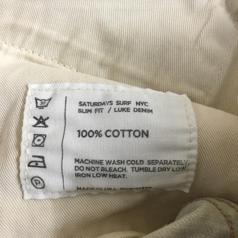 サタデーズサーフニューヨークシティー SATURDAYS SURF NYC パンツ デニム、ジーンズ デニムパンツ スリムパンツ ジーンズ 28インチ 無地 マルチカラー / マルチカラー /  メンズ USED 古着 中古 10117678