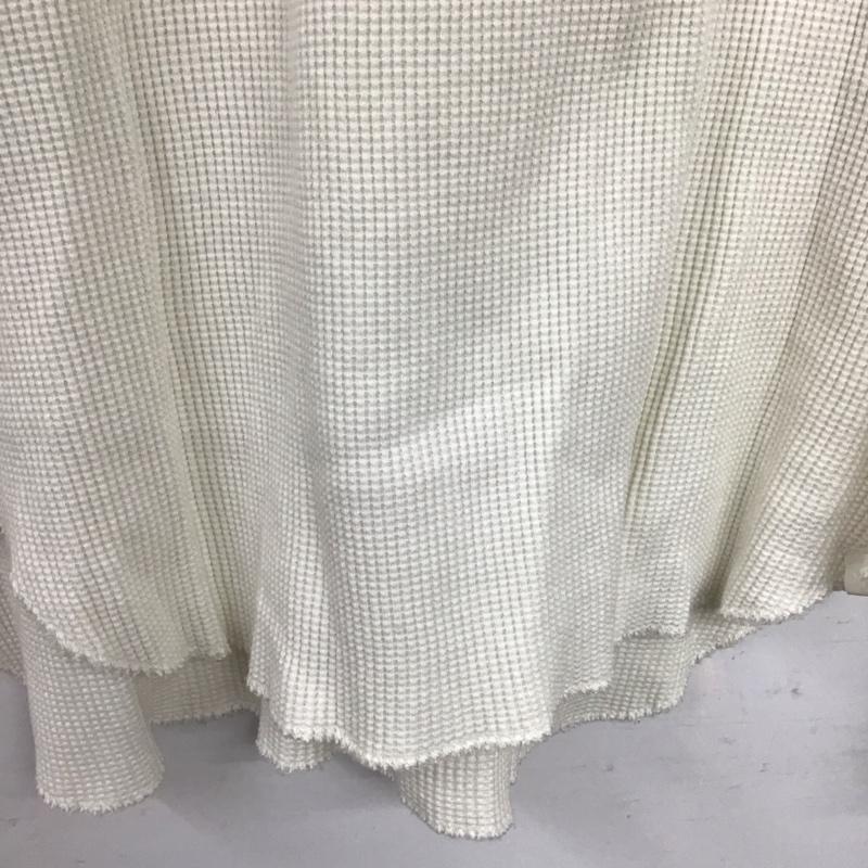フルーツオブザルーム FRUIT OF THE LOOM カットソー 長袖 長袖カットソー 無地カットソー クルーネック ワッフル M 無地 白 / ホワイト /  メンズ USED 古着 中古 10143460