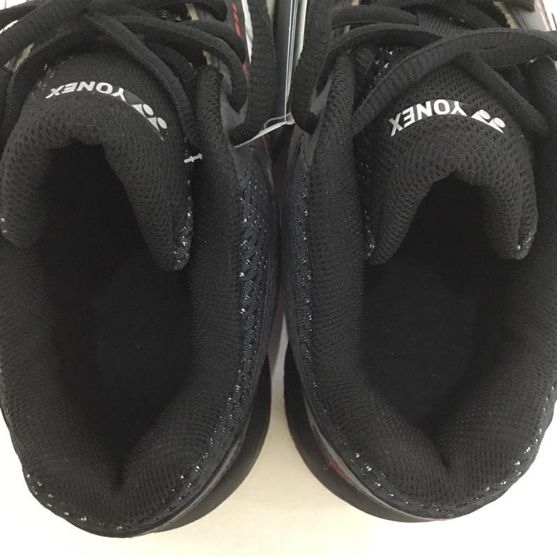 ヨネックス YONEX スニーカー スニーカー SHB65Z パワークッション65Zワイド 23cm バドミントンシューズ 23.0cm ロゴ、文字 白 / ホワイト / X 黒 / ブラック / X 赤 / レッド /  レディース USED 古着 中古 10142477