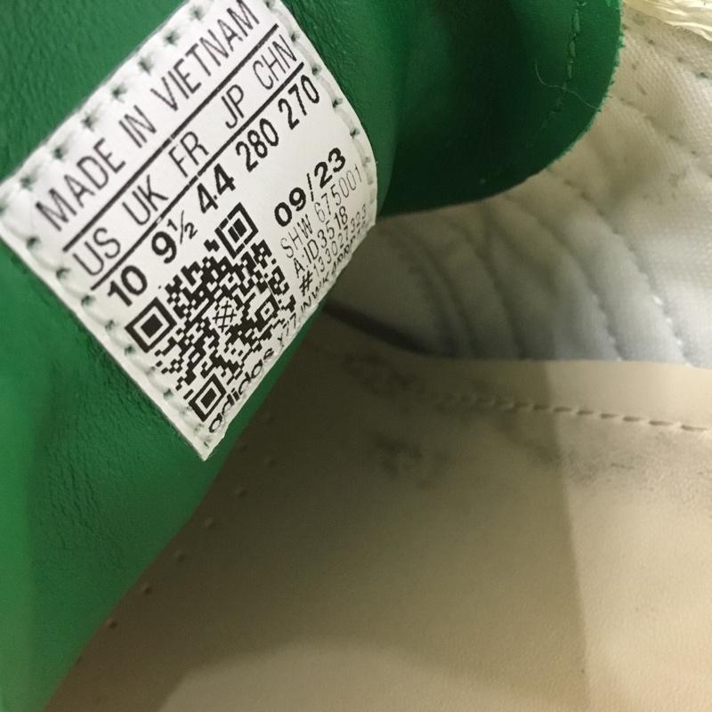 アディダス adidas スニーカー スニーカー ID3518 FOOT INDUSTRY GAZELLEINDOOR 28cm 箱有 28.0cm ロゴ、文字 オフホワイト / オフホワイト / X 緑 / グリーン /  メンズ USED 古着 中古 10131231