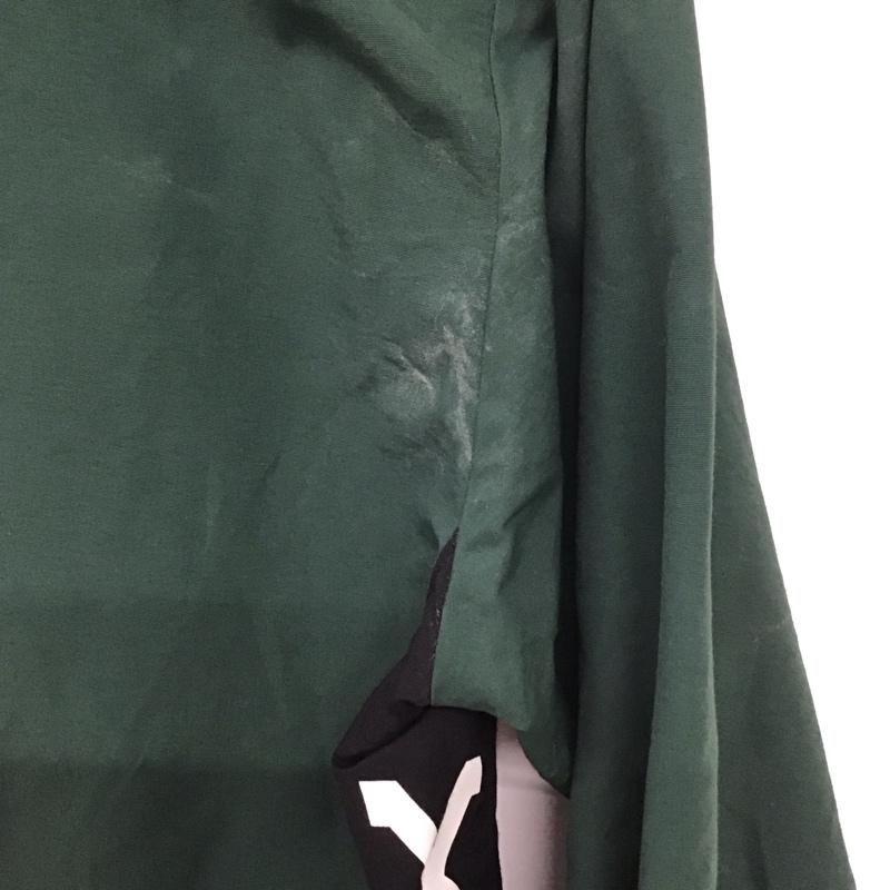 エクストララージ XLARGE シャツ、ブラウス 長袖 01193403 ナイロンワークシャツ 長袖シャツ カラーシャツ M ロゴ、文字 緑 / グリーン /  メンズ USED 古着 中古 10137968