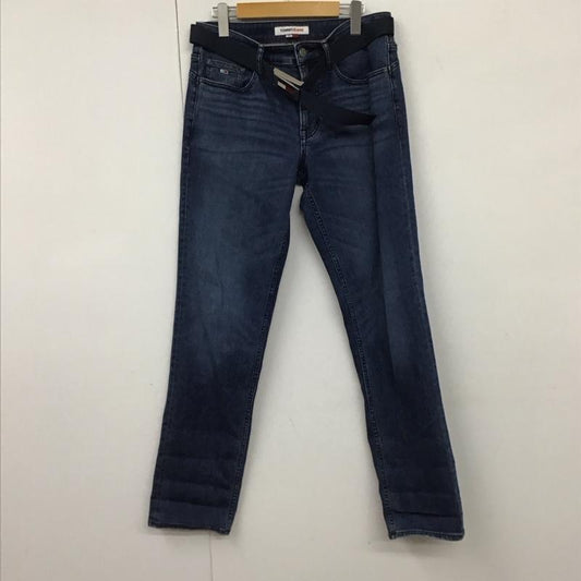 トミー ジーンズ TOMMY JEANS パンツ デニム、ジーンズ デニムパンツ スリムパンツ カジュアルパンツ ストレッチパンツ 32インチ 無地 インディゴ / インディゴ /  メンズ USED 古着 中古 10130826