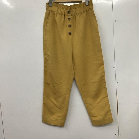 ザラ ZARA パンツ スラックス S 無地 マスタード / マスタード /  レディース USED 古着 中古 10133393