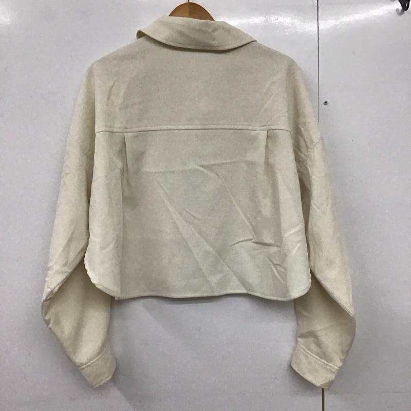 ジーナシス JEANASIS シャツ、ブラウス 長袖 FREE 無地 白 / ホワイト /  レディース USED 古着 中古 10140633