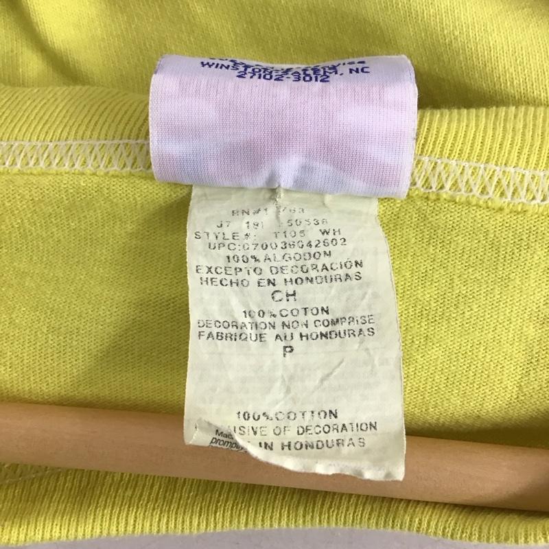 チャンピオン Campion Tシャツ 半袖 S 無地 黄 / イエロー /  メンズ USED 古着 中古 10134269