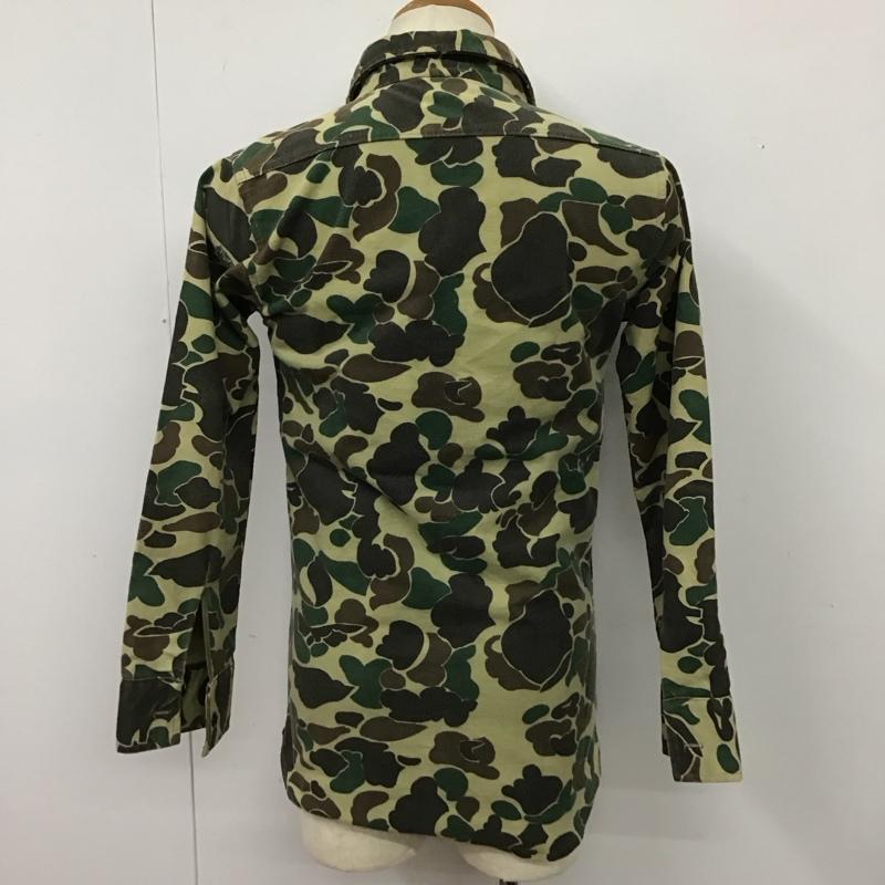 ミリタリー ミリタリー シャツ、ブラウス 長袖 長袖シャツ ミリタリーシャツ 総柄 カラーシャツ カモフラージュ柄・迷彩 マルチカラー / マルチカラー /  メンズ USED 古着 中古 10115951