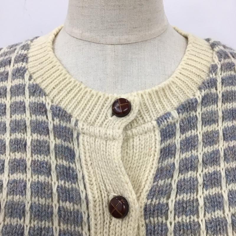エルエルビーン L.L.Bean カーディガン 長袖 チェック マルチカラー / マルチカラー /  レディース USED 古着 中古 10121386
