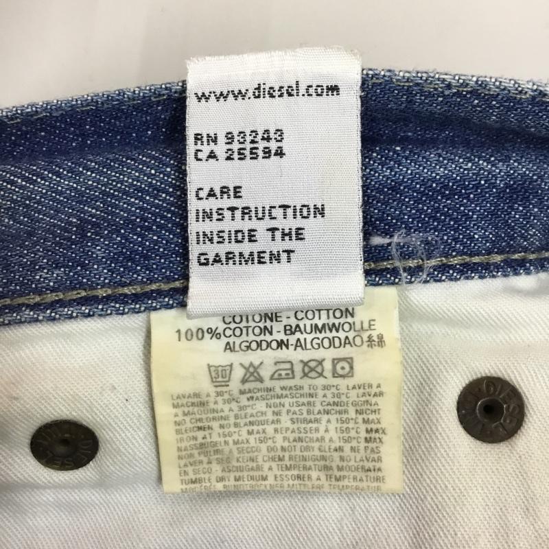 ディーゼル DIESEL パンツ デニム、ジーンズ デニムパンツ スリムパンツ ジーンズ 26インチ 無地 インディゴ / インディゴ /  メンズ USED 古着 中古 10112227