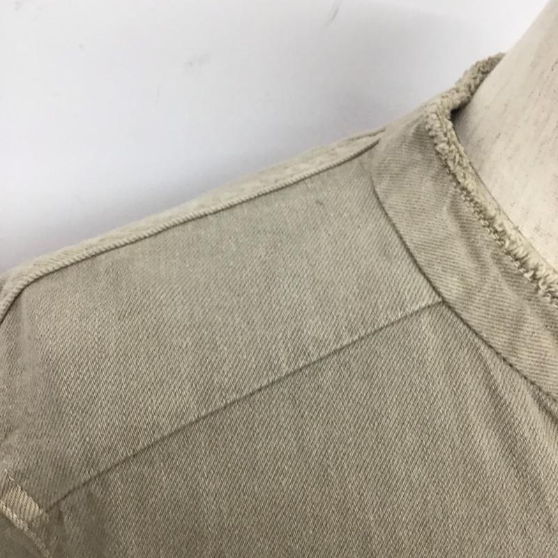 デヴォア DEVOA ジャケット、上着 ジャケット、ブレザー コットン ノーカラー 4 無地 ベージュ / ベージュ /  メンズ USED 古着 中古 10124957