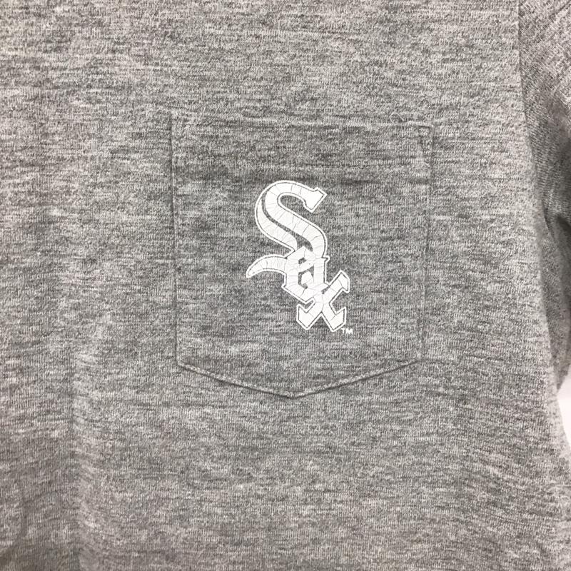 マジェスティック MAJESTIC Tシャツ 半袖 M プリント X ロゴ、文字 灰 / グレー /  メンズ USED 古着 中古 10134810