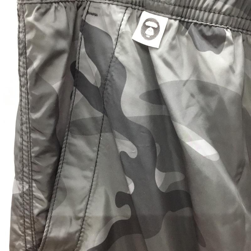 エーエイプバイアベイシングエイプ AAPE BY A BATHING APE パンツ ワークパンツ、ペインターパンツ ナイロンパンツ ワイドパンツ カジュアルパンツ M 総柄 灰 / グレー /  メンズ USED 古着 中古 10111292