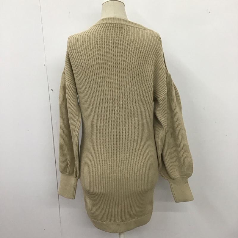 スライ SLY ワンピース ミニスカート 030ASK73-0340 1 無地 ベージュ / ベージュ /  レディース USED 古着 中古 10124818