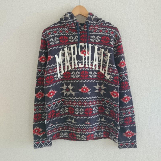 フランクリンマーシャル FRANKLIN&MARSHALL パーカー 長袖 S ロゴ、文字 X  紺 / ネイビー / X 赤 / レッド / X ベージュ / ベージュ / X 茶 / ブラウン /  レディース USED 古着 中古 10016684