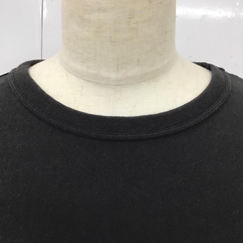 ライオット ファセッタズム RIOT FACETASM カットソー 長袖 rf21fw-tee-u03 21AWORIGINALRIOTLOGOLS 長袖カットソー クルーネックカットソー XL ロゴ、文字 黒 / ブラック /  メンズ USED 古着 中古 10112997