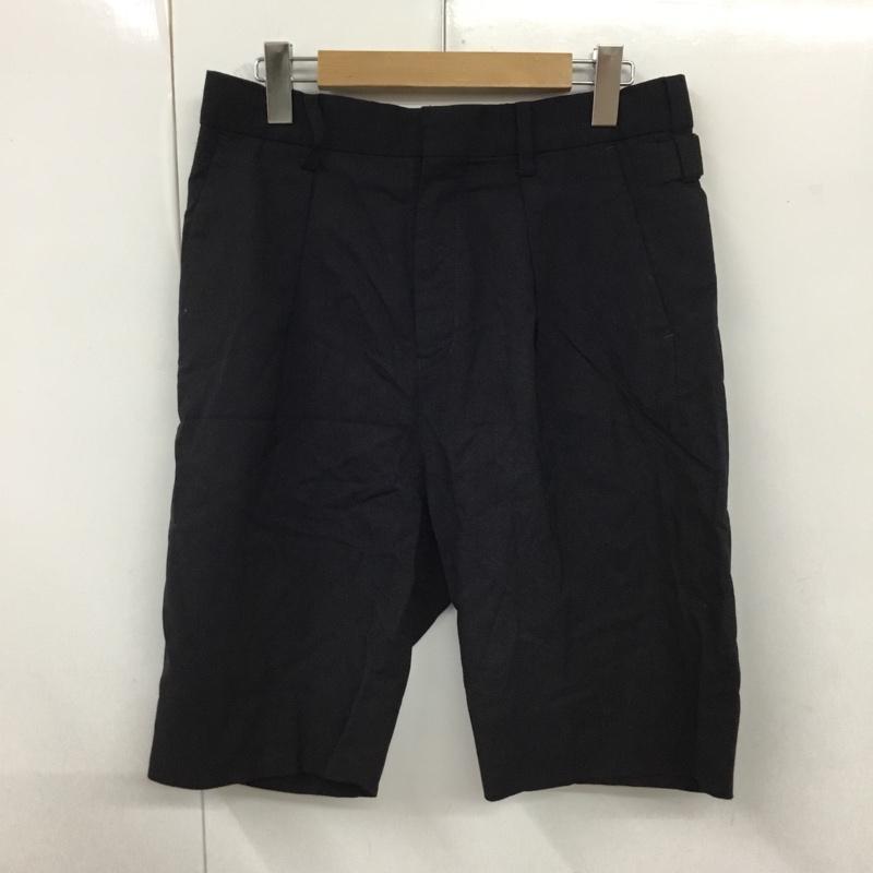 トゥモローランド TOMORROWLAND パンツ ショートパンツ ハーフパンツ ショートパンツ カジュアルパンツ スラックスパンツ S 無地 紺 / ネイビー /  メンズ USED 古着 中古 10120651