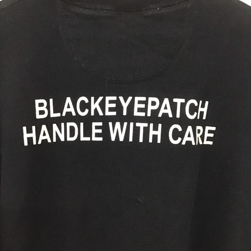 ブラックアイパッチ Black eye patch トレーナー 長袖 長袖トレーナー スウェット クルーネック プルオーバー XL ロゴ、文字 黒 / ブラック /  メンズ USED 古着 中古 10133186