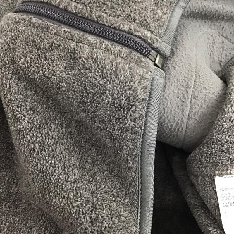 ユニクロ UNIQLO ジャケット、上着 ジャケット、ブレザー 347-079436 フリースフルジップジャケット L 無地 灰 / グレー /  メンズ USED 古着 中古 10141240