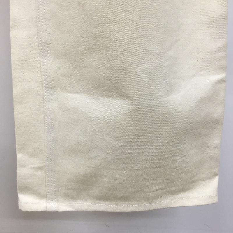 ラウンドハウス ROUND HOUSE サロペット・オーバーオール サロペット、オーバーオール オーバーオール オールインワン ワイドパンツ カジュアルパンツ ロゴ、文字 アイボリー / アイボリー /  メンズ USED 古着 中古 10120471