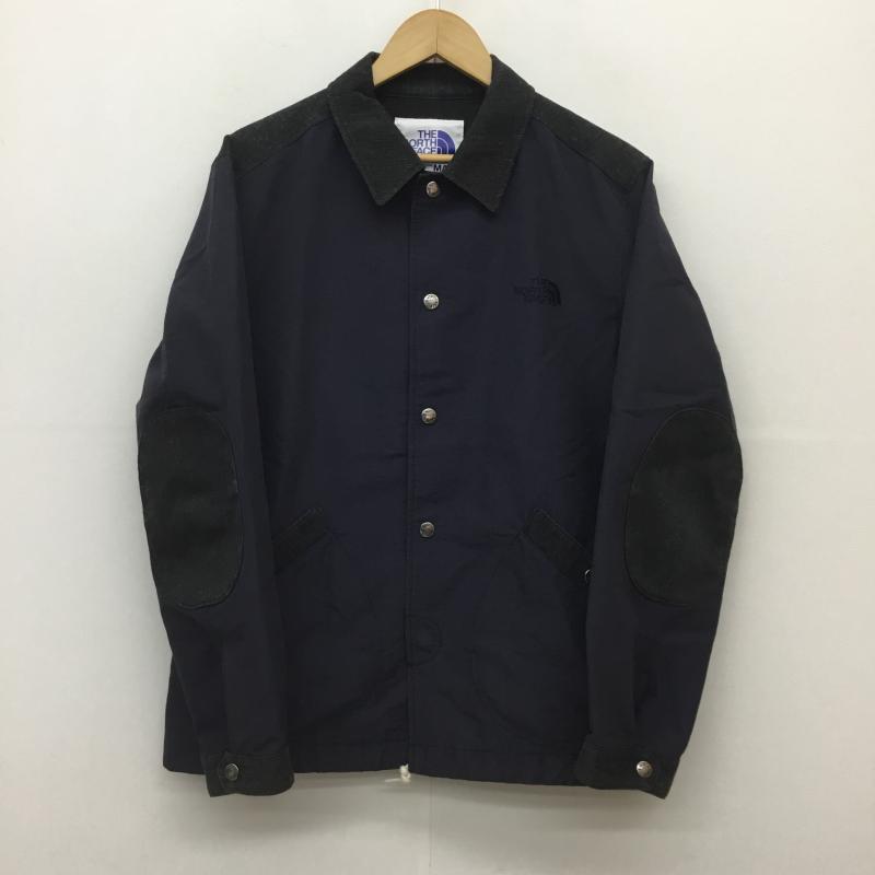 ジュンヤワタナベコムデギャルソンマン JUNYA WATANABE COMME des GARCONS MAN ジャケット、上着 ジャケット、ブレザー 異素材 コンビ コーチジャケット WQ-J902 S ロゴ、文字 紺 / ネイビー /  メンズ USED 古着 中古 10108088