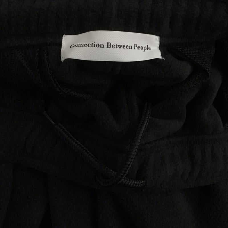 コネクションビットウィーンピープル Connection Between People パンツ ワークパンツ、ペインターパンツ フリースパンツ ワイドパンツ カジュアルパンツ M 無地 黒 / ブラック /  メンズ USED 古着 中古 10130321