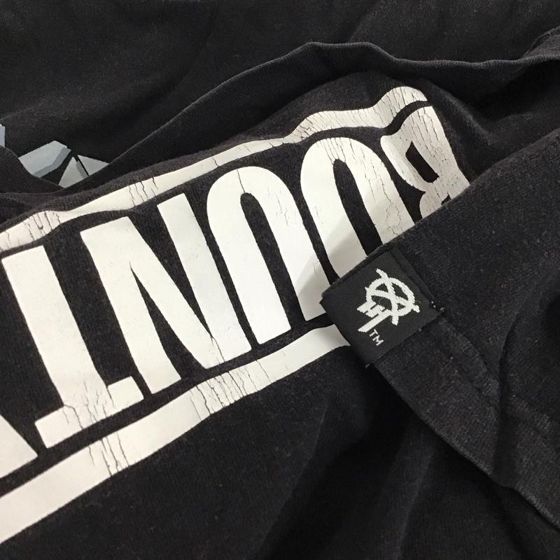 バウンティーハンター BOUNTY HUNTER Tシャツ 半袖 半袖カットソー プリントTシャツ クルーネックカットソー プリント 黒 / ブラック /  メンズ USED 古着 中古 10133353