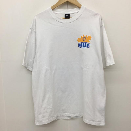 ハフ HUF Tシャツ 半袖 L キャラクター 白 / ホワイト /  メンズ USED 古着 中古 10134992