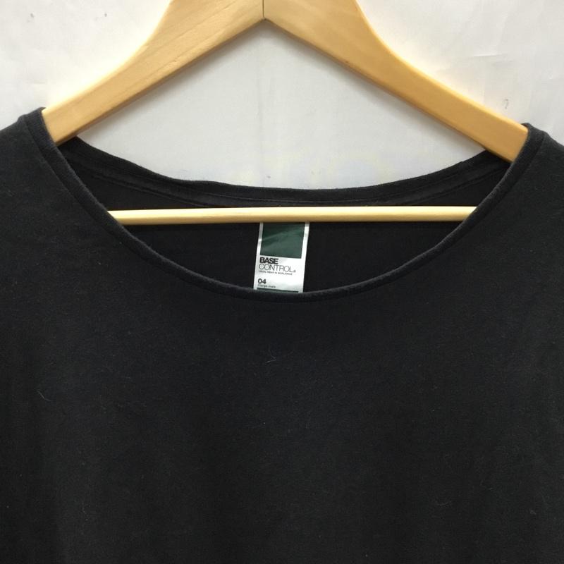 ベースコントロール BASECONTROL Tシャツ 半袖 XL 無地 黒 / ブラック /  メンズ USED 古着 中古 10110590