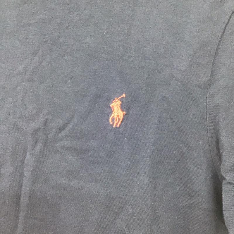 ポロラルフローレン POLO RALPH LAUREN Tシャツ 半袖 半袖カットソー プリントTシャツ クルーネックカットソー M ロゴ、文字 紺 / ネイビー /  メンズ USED 古着 中古 10131512