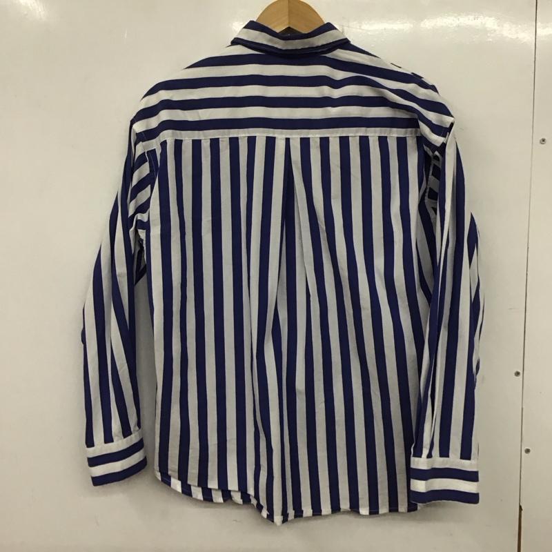 ロッソアーバンリサーチ ROSSOURBANRESEARCH シャツ、ブラウス 長袖 長袖ストライプシャツ カラーシャツ カジュアルシャツ S ストライプ 白 / ホワイト / X 青 / ブルー /  メンズ USED 古着 中古 10139727