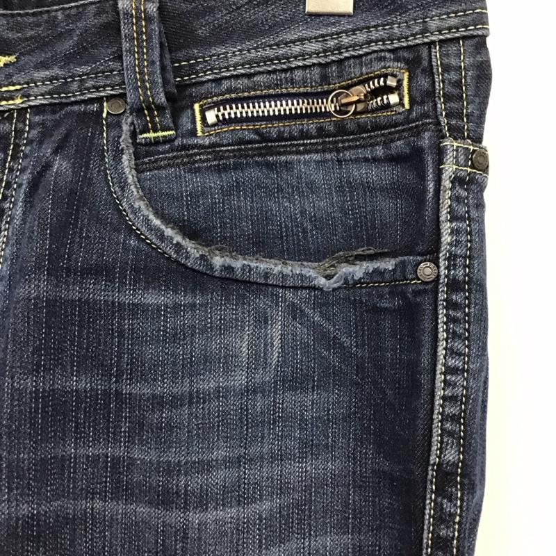 ディーゼル DIESEL パンツ デニム、ジーンズ デニムパンツ ストレートパンツ スリムパンツ カジュアルパンツ 33インチ 無地 インディゴ / インディゴ /  メンズ USED 古着 中古 10122045