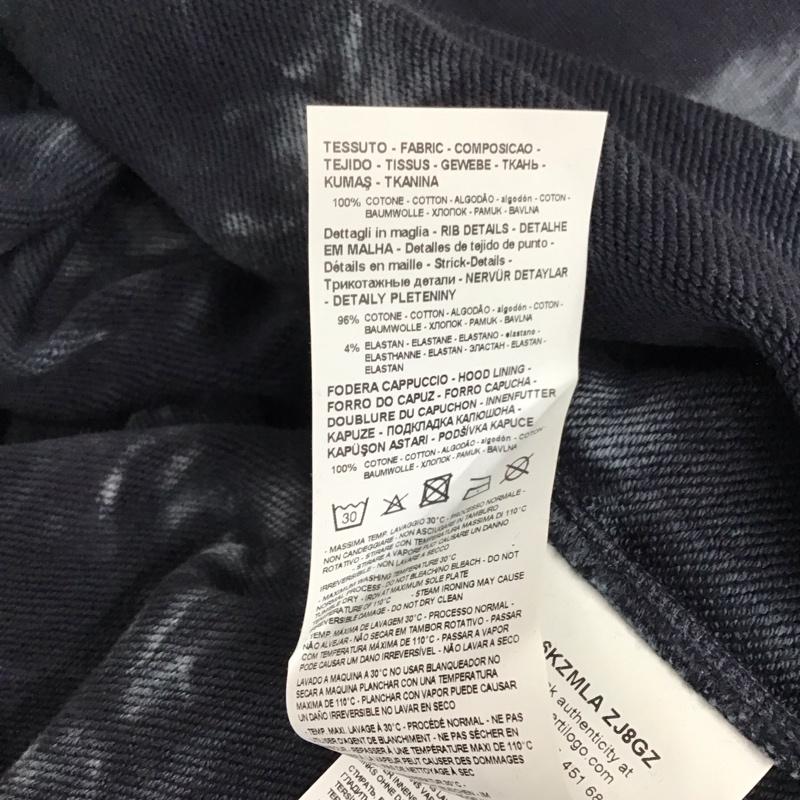 アルマーニエクスチェンジ A/X ARMANIEXCHANGE パーカー 長袖 6KZMLA ZJ8GZ プルオーバー フーディー タイダイ L ロゴ、文字 紺 / ネイビー /  メンズ USED 古着 中古 10121293