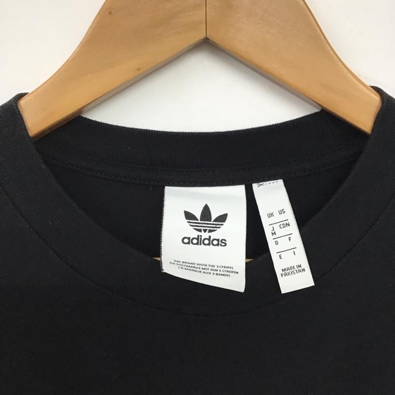 アディダス adidas Tシャツ 半袖 ed7043 Tシャツ プリントTシャツ 半袖カットソー M プリント 黒 / ブラック /  メンズ USED 古着 中古 10142402