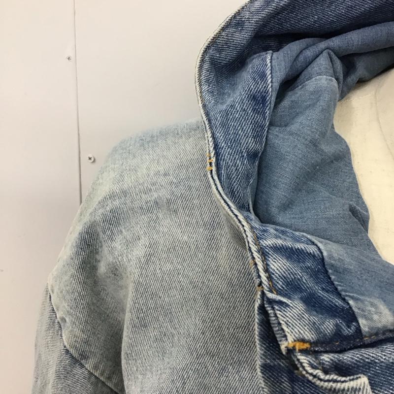 ミニマル mnml ジャケット、上着 ジャケット、ブレザー デニムジャケット パーカージャケット 長袖ジャケット ブルゾン XL 無地 インディゴ / インディゴ /  メンズ USED 古着 中古 10114700