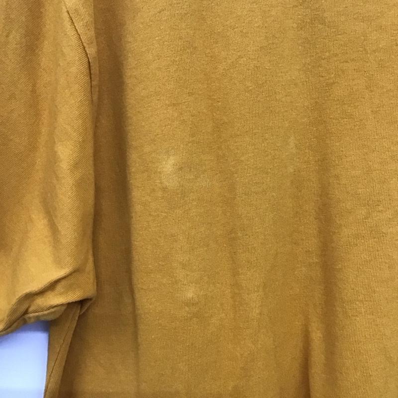 ラッセルアスレティック Russell Athletic Tシャツ 半袖 半袖カットソー 無地Tシャツ クルーネックカットソー L 無地 黄 / イエロー /  メンズ USED 古着 中古 10132572