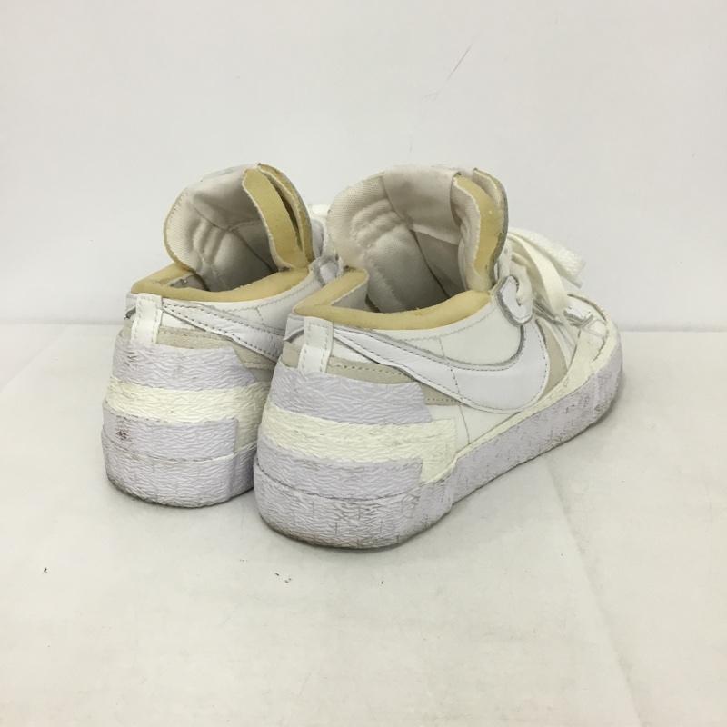 ナイキ NIKE スニーカー スニーカー DM6443-100 BLAZER LOW SACAI 24cm 24.0cm ロゴ、文字 白 / ホワイト /  レディース USED 古着 中古 10140024