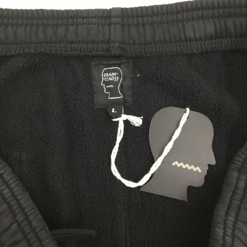 ブレインデット BRAIN DEAD パンツ サルエルパンツ L プリント 黒 / ブラック /  メンズ USED 古着 中古 10119972