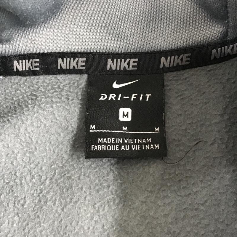 ナイキ NIKE パーカー 長袖 800306-065 DRI-FITパーカー プルオーバーパーカー スポーツウェア M 総柄 灰 / グレー /  メンズ USED 古着 中古 10105616