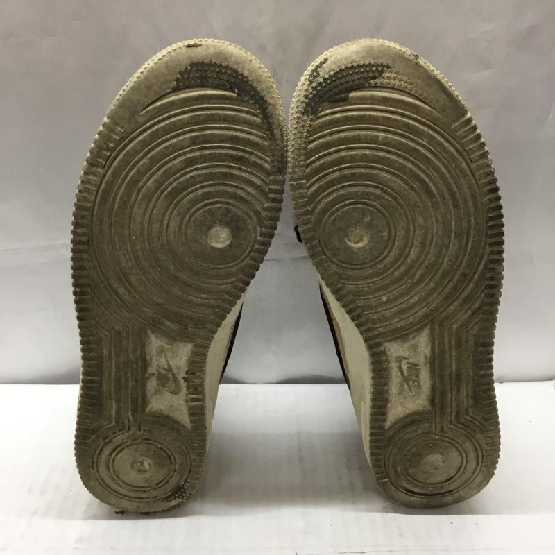 ナイキ NIKE スニーカー スニーカー 669917-200 AIR FORCE 1 SP TISCI 28cm 箱有 28.0cm ロゴ、文字 ベージュ / ベージュ / X 黒 / ブラック /  メンズ USED 古着 中古 10109387