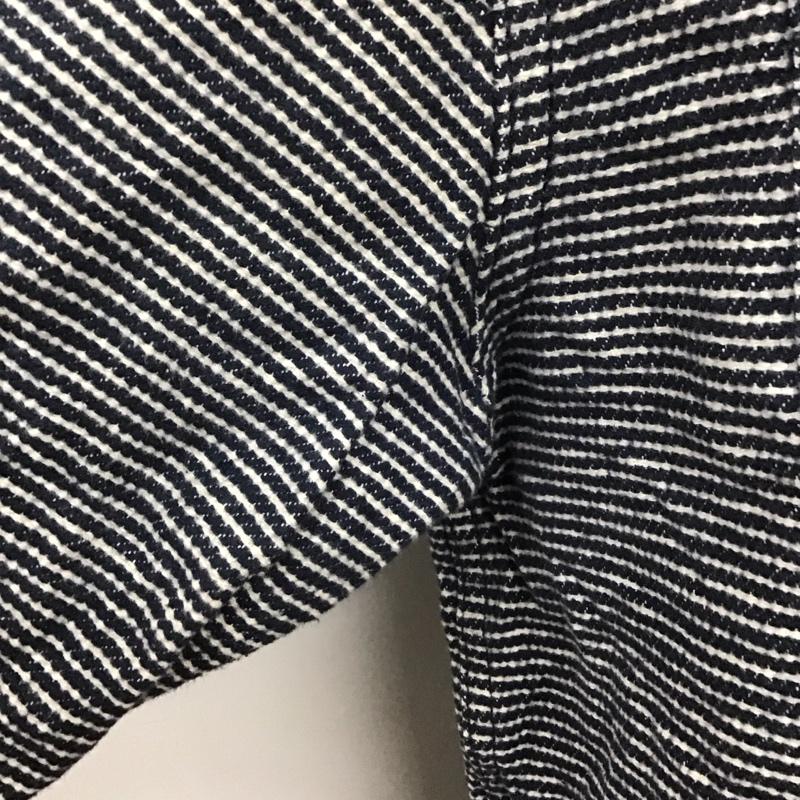 ディッキーズ Dickies シャツ、ブラウス 長袖 L  白 / ホワイト / X 紺 / ネイビー /  メンズ USED 古着 中古 10106671