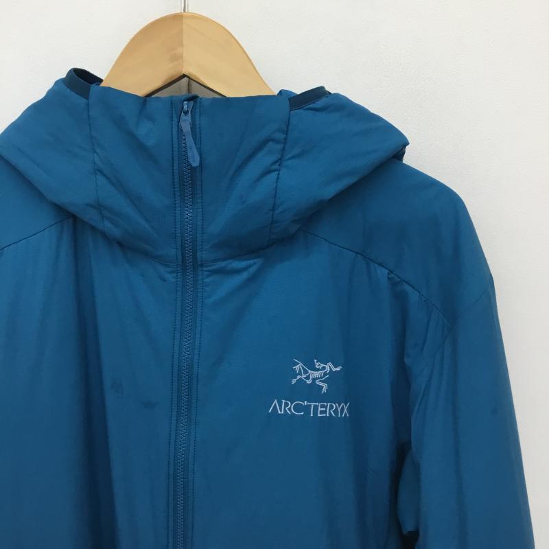 アークテリクス ARC TERYX ジャケット、上着 ジャンパー、ブルゾン 24108-129851 Atom LT Hoody M ロゴ、文字 X 刺繍 青 / ブルー /  メンズ USED 古着 中古 10139147