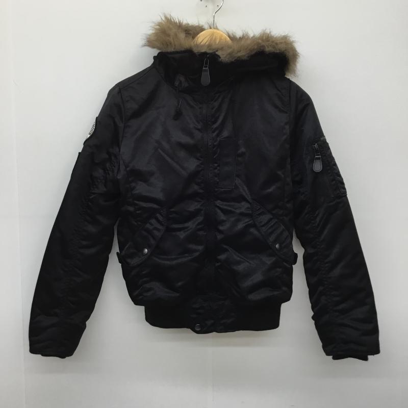 ヒステリック HYSTERIC ジャケット、上着 ジャンパー、ブルゾン FREE ロゴ、文字 黒 / ブラック /  レディース USED 古着 中古 10140840