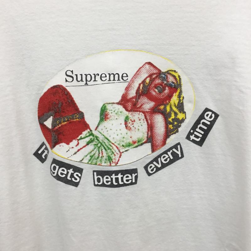 シュプリーム Supreme Tシャツ 半袖 19SS It Gets Better Every Time Tee XL プリント 白 / ホワイト /  メンズ USED 古着 中古 10149779