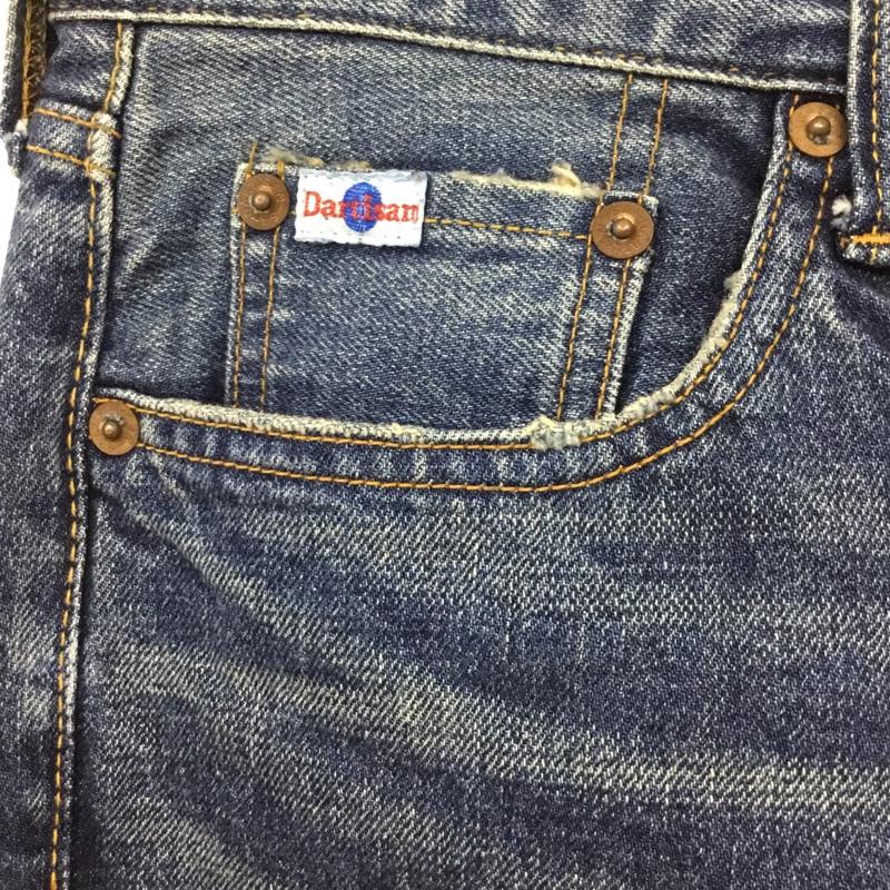 スタディオダルチザン STUDIOD ARTISAN&SA パンツ デニム、ジーンズ デニムパンツ ストレートパンツ ワイドパンツ カジュアルパンツ 30インチ 無地 インディゴ / インディゴ /  メンズ USED 古着 中古 10109490