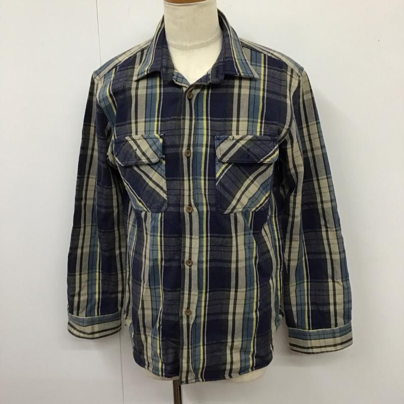 アヴィレックス AVIREX シャツ、ブラウス 長袖 6175151 ネルシャツ XL チェック マルチカラー / マルチカラー /  メンズ USED 古着 中古 10115604