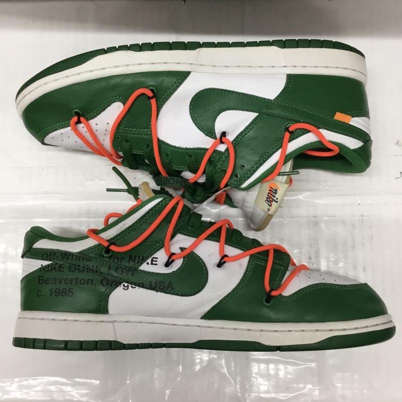 ナイキ NIKE スニーカー スニーカー CT0856-100 DUNK LOW LTHR OFF-WHITE 29cm 29.0cm ロゴ、文字 白 / ホワイト / X 緑 / グリーン /  メンズ USED 古着 中古 10106329